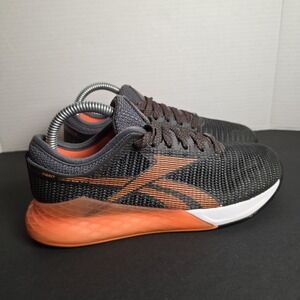 Reebok CrossFit Nano 9.0 Men Sz 4.5 Flexweave Stretch Gray Running‎ Shoe DV6442